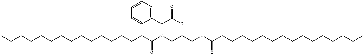 phenylacetic dipalmitate Struktur