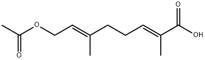2,6-Octadienoic acid, 8-(acetyloxy)-2,6-dimethyl-, (2E,6E)-