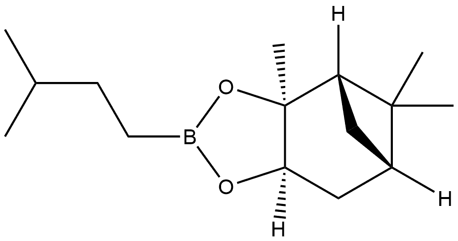 4,6-Methano-1,3,2-benzodioxaborole, hexahydro-3a,5,5-trimethyl-2-(3-methylbutyl)-, [3aS-(3aα,4β,6β,7aα)]- (9CI),84110-39-4,结构式