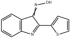 3H-Indol-3-one, 2-(2-thienyl)-, oxime