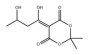 1,3-Dioxane-4,6-dione, 5-(1,3-dihydroxybutylidene)-2,2-dimethyl-