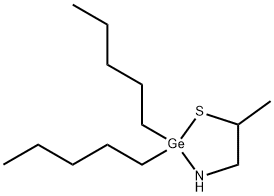 1-azanidylpropane-2-thiolate, dipentylgermanium Structure
