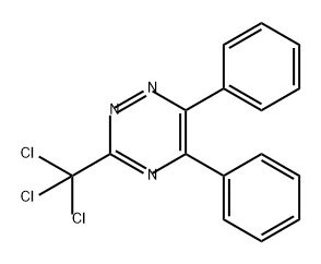 1,2,4-Triazine, 5,6-diphenyl-3-(trichloromethyl)-