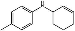 Benzenamine, N-2-cyclohexen-1-yl-4-methyl- Structure