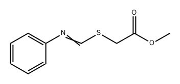Acetic acid, 2-[[(phenylimino)methyl]thio]-, methyl ester