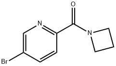Methanone, 1-azetidinyl(5-bromo-2-pyridinyl)- 结构式