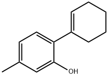 Phenol, 2-(1-cyclohexen-1-yl)-5-methyl- Structure