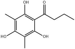 1-Butanone, 1-(2,4,6-trihydroxy-3,5-dimethylphenyl)- Structure