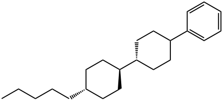 Benzene, [(trans,trans)-4'-pentyl[1,1'-bicyclohexyl]-4-yl]- 结构式