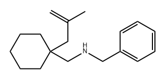 Benzenemethanamine, N-[[1-(2-methyl-2-propen-1-yl)cyclohexyl]methyl]- Structure