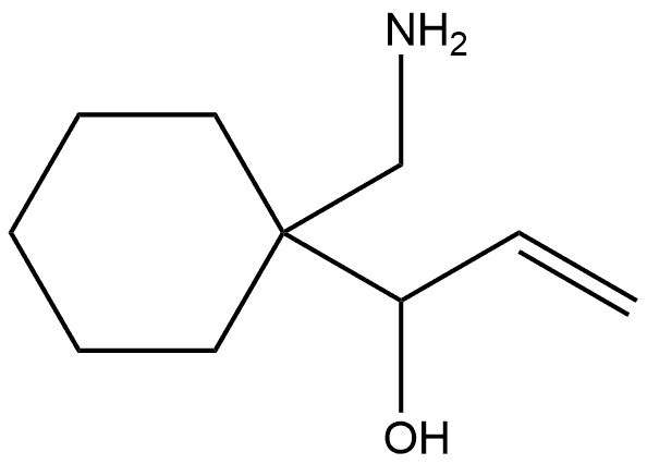 Cyclohexanemethanol, 1-(aminomethyl)-α-ethenyl- Structure