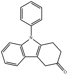 3H-Carbazol-3-one, 1,2,4,9-tetrahydro-9-phenyl- Structure