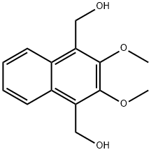 1,4-Naphthalenedimethanol, 2,3-dimethoxy- 结构式