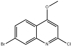 Quinoline, 7-bromo-2-chloro-4-methoxy- Structure