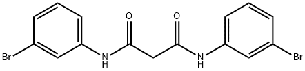 Propanediamide, N1,N3-bis(3-bromophenyl)- Structure