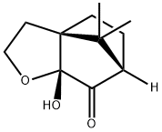 4H-?3a,?6-?Methanobenzofuran-?7(7aH)?-?one, tetrahydro-?7a-?hydroxy-?8,?8-?dimethyl-?, (3aS,?6S,?7aR)?- (9CI) Struktur