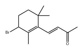 3-Buten-2-one, 4-(3-bromo-2,6,6-trimethyl-1-cyclohexen-1-yl)-, (3E)- Structure