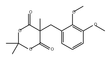 1,3-Dioxane-4,6-dione, 5-[(2,3-dimethoxyphenyl)methyl]-2,2,5-trimethyl-