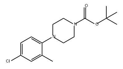1-Piperazinecarboxylic acid, 4-(4-chloro-2-methylphenyl)-, 1,1-dimethylethyl ester