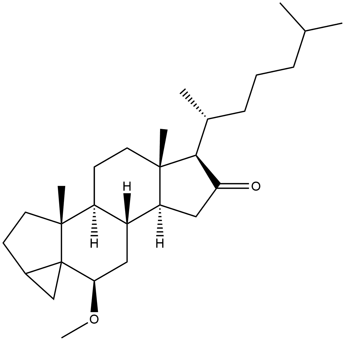 3,5-Cyclocholestan-16-one, 6-methoxy-, (3βα5R,6β)-
