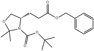 4-Oxazolidinepropanoic acid, 3-[(1,1-dimethylethoxy)carbonyl]-2,2-dimethyl-, phenylmethyl ester, (4S)-