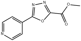 1,3,4-Oxadiazole-2-carboxylic acid, 5-(4-pyridinyl)-, methyl ester Structure