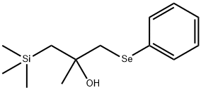 2-Propanol, 2-methyl-1-(phenylseleno)-3-(trimethylsilyl)- Structure