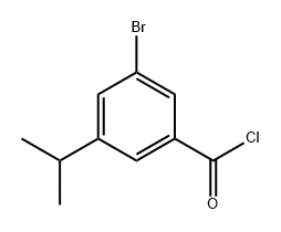 Benzoyl chloride, 3-bromo-5-(1-methylethyl)-