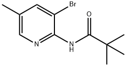 N-(3-bromo-5-methylpyridin-2-yl)pivalamide Structure