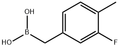 Boronic acid, B-[(3-fluoro-4-methylphenyl)methyl]- Structure