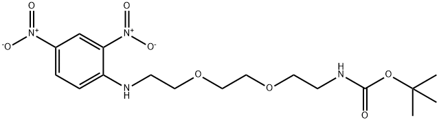 DNP-PEG2-NHBoc, 850090-16-3, 结构式