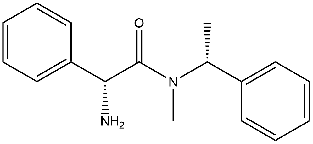 Benzeneacetamide, α-amino-N-methyl-N-[(1R)-1-phenylethyl]-, (αR)-