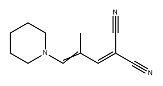 Propanedinitrile, 2-[2-methyl-3-(1-piperidinyl)-2-propen-1-ylidene]-