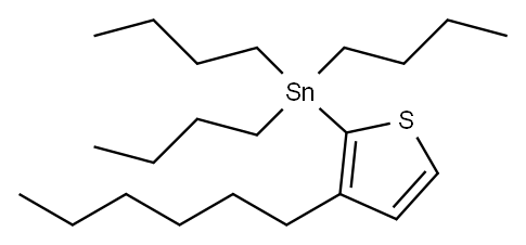 Stannane, tributyl(3-hexyl-2-thienyl)-,851853-51-5,结构式