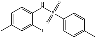 N-(2-碘-4-甲苯基)-4-甲基苯磺酰胺 结构式