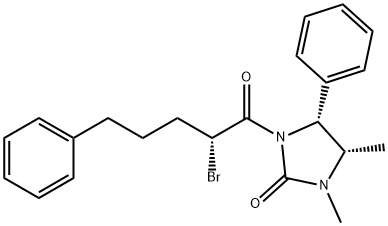 2-Imidazolidinone, 1-[(2R)-2-bromo-1-oxo-5-phenylpentyl]-3,4-dimethyl-5-phenyl-, (4S,5R)-