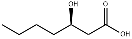 R-3-羟基庚酸,85233-44-9,结构式