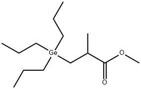 Propanoic acid, 2-methyl-3-(tripropylgermyl)-, methyl ester