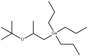 Germane, [2-(1,1-dimethylethoxy)propyl]tripropyl- Structure