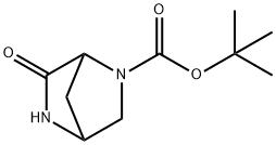 2,5-Diazabicyclo[2.2.1]heptane-2-carboxylic acid, 6-oxo-, 1,1-dimethylethyl ester Structure