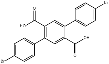 4,4-二溴-[1,1:4,1-三联苯]-2,5-二羧酸 结构式