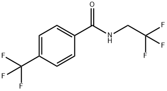 Benzamide, N-(2,2,2-trifluoroethyl)-4-(trifluoromethyl)- Structure