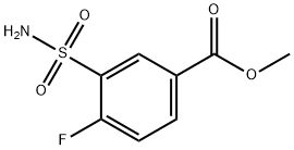 4-氟-3-氨磺酰基苯甲酸甲酯,85338-72-3,结构式