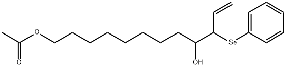 11-Dodecene-1,9-diol, 10-(phenylseleno)-, 1-acetate