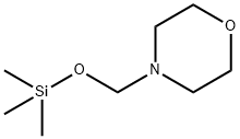 Morpholine, 4-[[(trimethylsilyl)oxy]methyl]- Structure