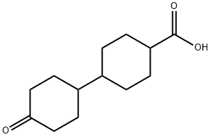 [1,1'-Bicyclohexyl]-4-carboxylic acid, 4'-oxo- Structure