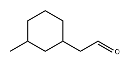 Cyclohexaneacetaldehyde, 3-methyl- Structure