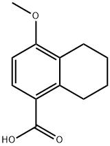 4-methoxy-5,6,7,8-tetrahydronaphthalene-1-carboxylic acid 结构式