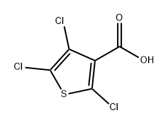 3-Thiophenecarboxylic acid, 2,4,5-trichloro- 化学構造式