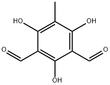 2,4,6-三羟基-5-甲基-1,3-苯二甲醛 结构式